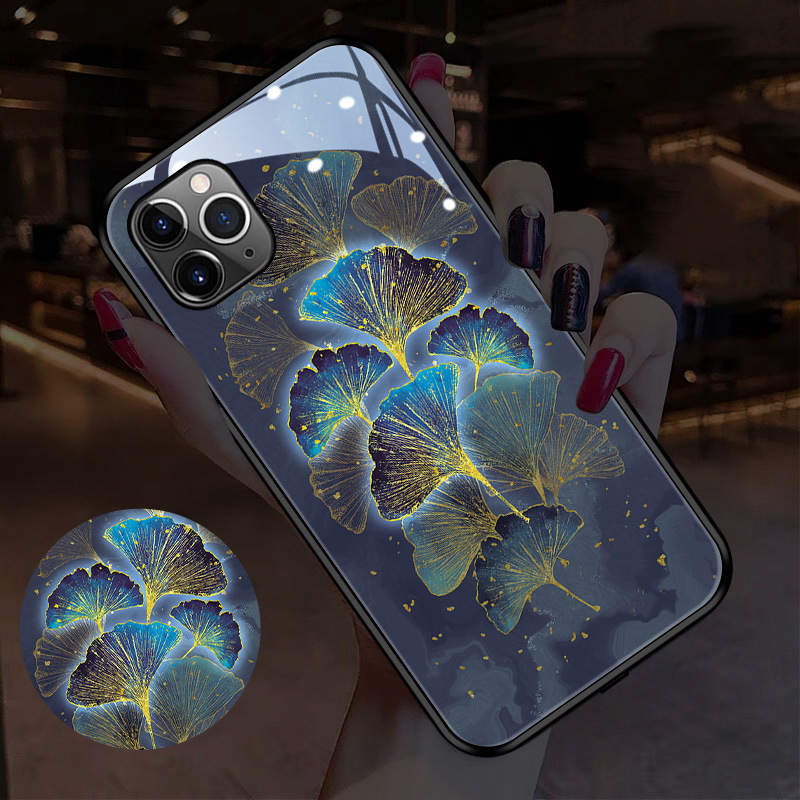 Colorful Glowing Incoming Call Flash Intelligent Voice Control Phone Case